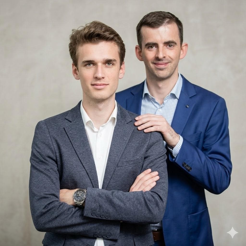 Pieter Slegers en Cédric Proost